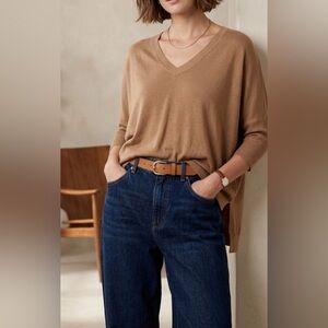 H&M Light Brown Knit Top